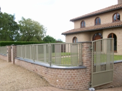 Gate and fencing Gistel Alu price/meter from 612,00 euro