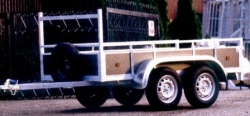 Trailer with two axles 750 kg